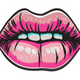 Pink Glam Lips Embroidery Design, Fashion Beauty Machine Embroidery Pattern, Instant Download