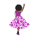 Pink Ribbon Ballerina Breast Cancer Embroidery Design, Machine Embroidery Pattern, Instant Download