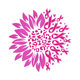 Pink Ribbon Floral Heart Breast Cancer Embroidery Design, Instant Download