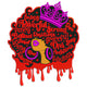 Powerful Queen Diva Embroidery Design, Instant Download