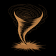 Powerful Tornado Embroidery Design, Machine Embroidery Pattern, Instant Download