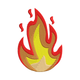Premium Fire Embroidery Design, Instant Download