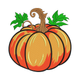 Pumpkin Harvest Embroidery Design, Instant Download