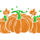 Pumpkin Trio Fall Embroidery Design, Instant Download