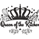 Queen of the Kitchen Embroidery Design, Instant Download