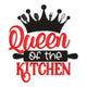 Queen of the Kitchen Embroidery Design V2, Instant Download