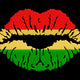 Rasta Lips Embroidery Design, Instant Download