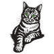 Realistic Cat Portrait Embroidery Design, Instant Download