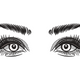 Realistic Eyes Embroidery Design, Fashion Machine Embroidery Pattern, Instant Download