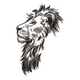 Realistic Lion Head Embroidery Design, Instant Download