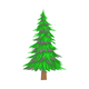 Realistic Pine Tree Embroidery Design, Forest Machine Embroidery Pattern, Instant Download