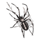 Realistic Spider Embroidery Design, Halloween Insect Machine Embroidery Pattern, Instant Download