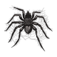 Realistic Tarantula Spider Embroidery Design, Instant Download