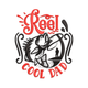 Reel Cool Dad Fishing Embroidery Design, Instant Download