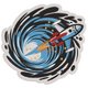 Rocket Space Embroidery Design, Galaxy Rocket Machine Embroidery Pattern, Instant Download