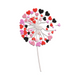 Romantic Heart Dandelion Embroidery Design, Valentine Machine Embroidery Pattern, Instant Download
