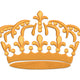 Royal Fleur De Lis Crown Embroidery Design, Instant Download