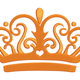 Royal Heart Crown Embroidery Design, Instant Download
