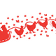 Santa Sleigh with Festive Chicken Parade Embroidery Design, Instant Download