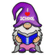 School Gnome Embroidery Design, Instant Download