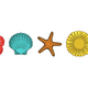 Sea Life Border Embroidery Design, Instant Download