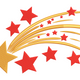 Shooting Star Embroidery Design, Instant Download