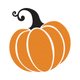 Simple Pumpkin Embroidery Design, Instant Download