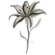 Single Lily Flower Stem Embroidery Design, Instant Download