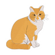 Sitting Cat Embroidery Design, Instant Download