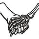 Skeleton Holding Hands Embroidery Design, Instant Download