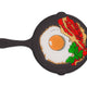 Skillet Breakfast Embroidery Design, Cast Iron Pan, Instant Download