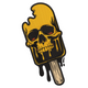 Skull Ice Cream Popsicle Embroidery Design, Instant Download