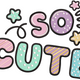 So Cute Applique Embroidery Design, Instant Download