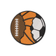 Soccer Basketball Football Hybrid Ball Embroidery Design, Instant Download
