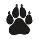 Solid Paw Print Embroidery Design, Pet Lover, Instant Download