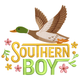 Southern Boy Duck Embroidery Design, Machine Embroidery Pattern, Instant Download