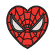 Spider-Man Heart Embroidery Design, Instant Download