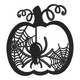 Spider Pumpkin Frame Halloween Embroidery Design, Instant Download