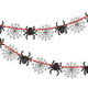 Spider Web Halloween Border Embroidery Design, Machine Embroidery Pattern, Instant Download