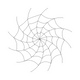 Spiral Spider Web Embroidery Design, Instant Download
