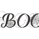 Spooky BOO Embroidery Design, Halloween Pattern, Instant Download