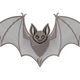 Spooky Bat Embroidery Design, Halloween Vampire Bat Pattern, Instant Download