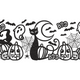 Spooky Halloween Pumpkin Parade Embroidery Design, Instant Download
