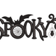 Spooky Halloween Word Art Embroidery Design, Instant Download