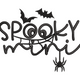 Spooky Mini Halloween Typography Embroidery Design, Instant Download