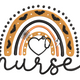 Spooky Nurse Rainbow Halloween Embroidery Design, Machine Embroidery Pattern, Instant Download