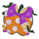 Spooky Pumpkin Bow Halloween Embroidery Design, Instant Download