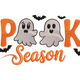 Spooky Season Halloween Embroidery Design, Instant Download