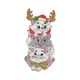 Stacked Christmas Cats Embroidery Design, Instant Download