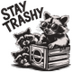 Stay Trashy Raccoon Embroidery Design, Instant Download